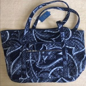 Vera Bradley makeup and overnight tote bag paisley